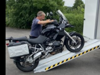 Irgendwo hin in den Süden mit meinem Cabrio und Anhänger und meiner GS